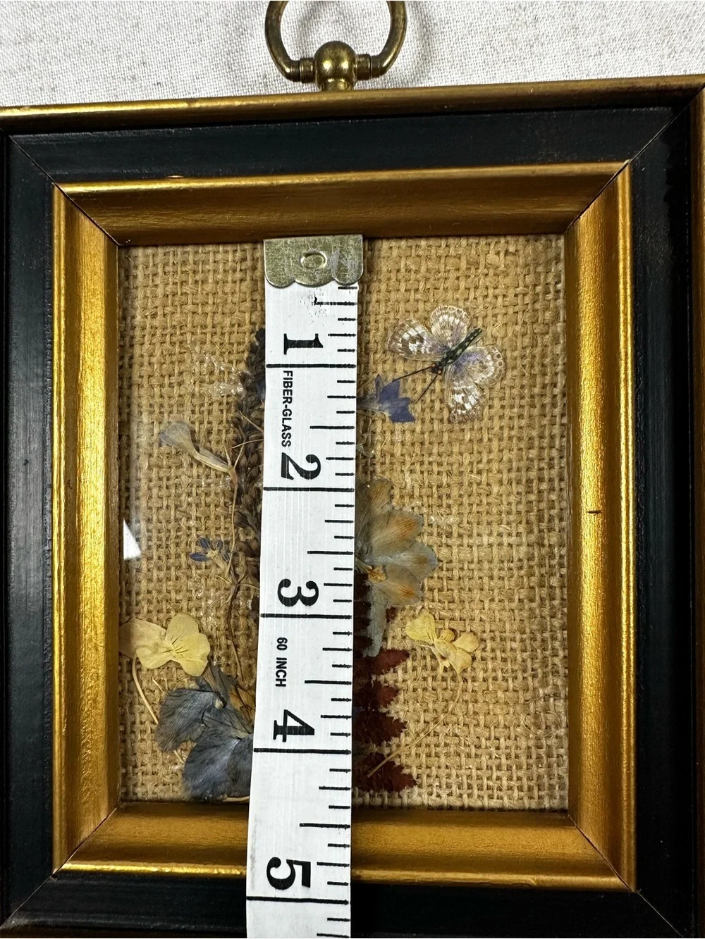 Pressed Floral Wall Art Floralp Pair Black Gold Frames